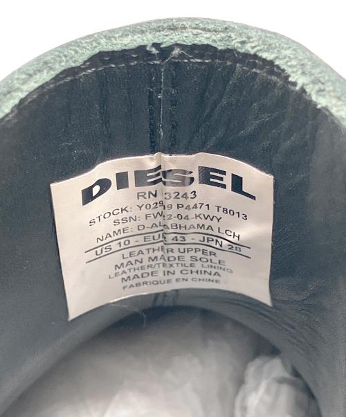 DIESEL（ディーゼル）DIESEL (ディーゼル) サイドゴアブーツ ブラック サイズ:28の古着・服飾アイテム
