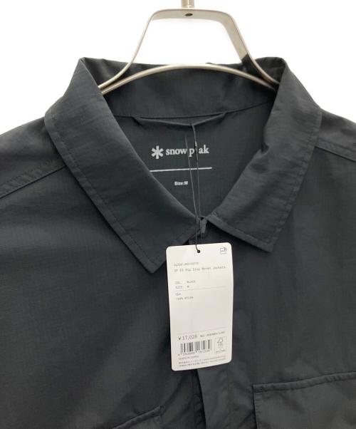 Snow peak（スノーピーク）Snow peak (スノーピーク) 長袖シャツ ブラック サイズ:M 未使用品の古着・服飾アイテム