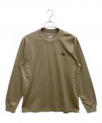 THE NORTH FACEザ ノース フェイス）の古着「長袖カットソー」｜ベージュ