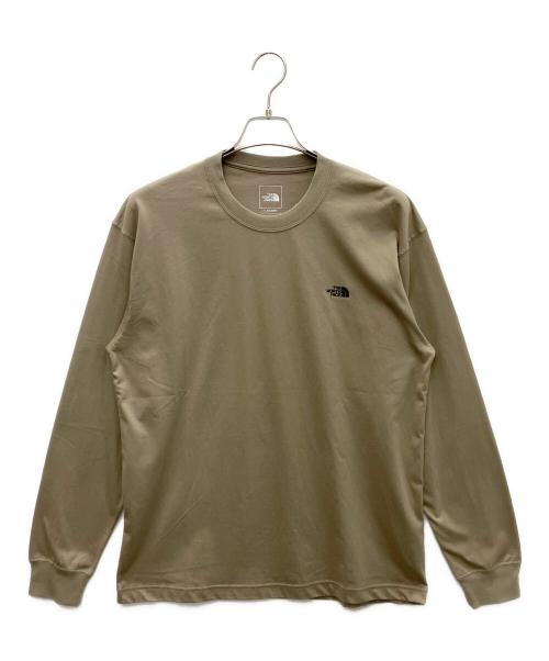 THE NORTH FACE（ザ ノース フェイス）THE NORTH FACE (ザ ノース フェイス) 長袖カットソー ベージュ サイズ:L 未使用品の古着・服飾アイテム