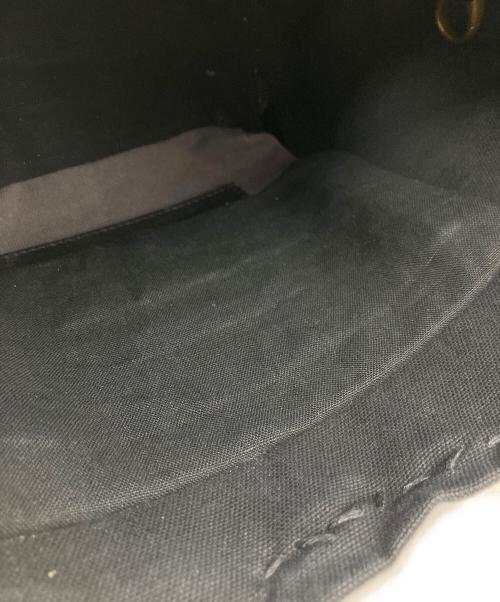 ebagos（エバゴス）ebagos (エバゴス) カゴバッグ ブラウン×ブラックの古着・服飾アイテム