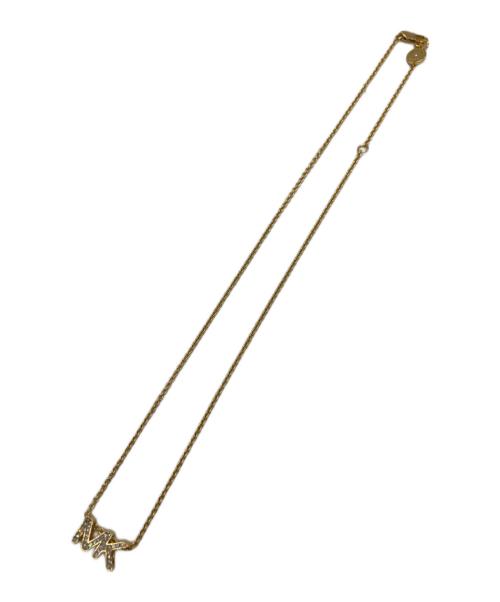 MICHAEL KORS（マイケルコース）MICHAEL KORS (マイケルコース) ロゴネックレス ゴールドの古着・服飾アイテム