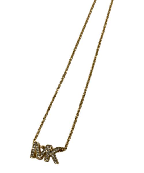 MICHAEL KORS（マイケルコース）MICHAEL KORS (マイケルコース) ロゴネックレス ゴールドの古着・服飾アイテム