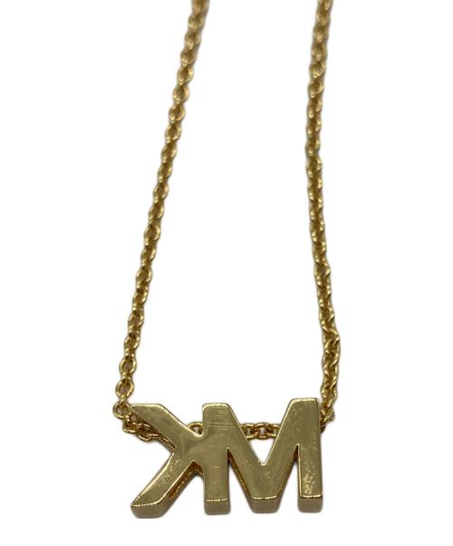 MICHAEL KORS（マイケルコース）MICHAEL KORS (マイケルコース) ロゴネックレス ゴールドの古着・服飾アイテム