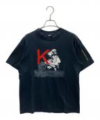 stussyステューシー）の古着「半袖カットソー」｜ネイビー