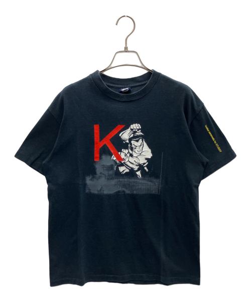 stussy（ステューシー）stussy (ステューシー) 半袖カットソー ネイビー サイズ:Mの古着・服飾アイテム