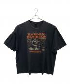 HARLEY-DAVIDSONハーレーダビッドソン）の古着「半袖カットソー」｜ブラック