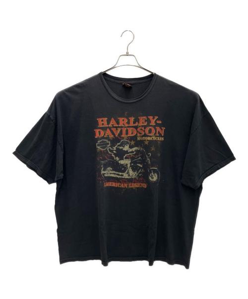 HARLEY-DAVIDSON（ハーレーダビッドソン）HARLEY-DAVIDSON (ハーレーダビッドソン) 半袖カットソー ブラック サイズ:3XLの古着・服飾アイテム