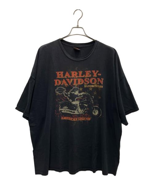HARLEY-DAVIDSON（ハーレーダビッドソン）HARLEY-DAVIDSON (ハーレーダビッドソン) 半袖カットソー ブラック サイズ:3XLの古着・服飾アイテム