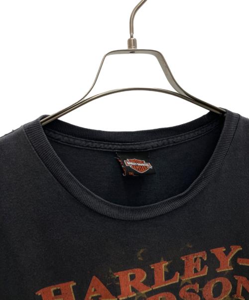 HARLEY-DAVIDSON（ハーレーダビッドソン）HARLEY-DAVIDSON (ハーレーダビッドソン) 半袖カットソー ブラック サイズ:3XLの古着・服飾アイテム