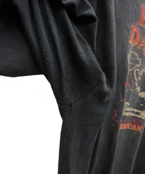 HARLEY-DAVIDSON（ハーレーダビッドソン）HARLEY-DAVIDSON (ハーレーダビッドソン) 半袖カットソー ブラック サイズ:3XLの古着・服飾アイテム