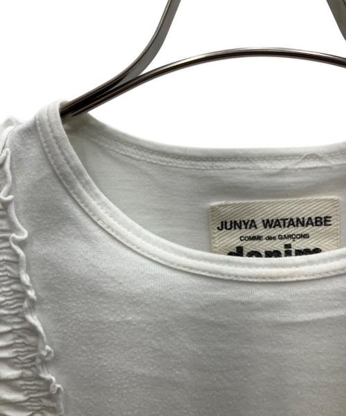 JUNYA WATANABE COMME des GARCONS denim（ジュンヤワタナベ コムデギャルソン デニム）JUNYA WATANABE COMME des GARCONS denim (ジュンヤワタナベ コムデギャルソン デニム) 半袖カットソー ホワイト サイズ:Sの古着・服飾アイテム