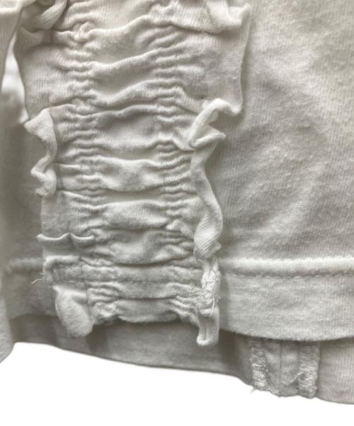 JUNYA WATANABE COMME des GARCONS denim（ジュンヤワタナベ コムデギャルソン デニム）JUNYA WATANABE COMME des GARCONS denim (ジュンヤワタナベ コムデギャルソン デニム) 半袖カットソー ホワイト サイズ:Sの古着・服飾アイテム