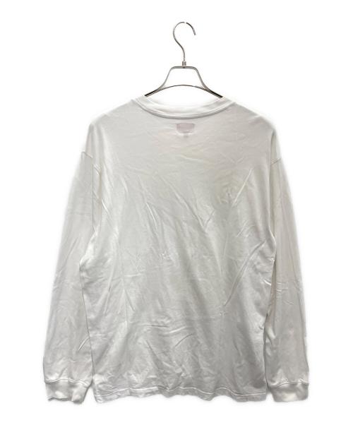 SUPREME（シュプリーム）SUPREME (シュプリーム) 長袖カットソー ホワイト サイズ:Lの古着・服飾アイテム