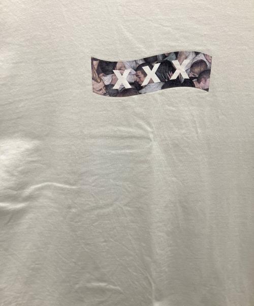 GOD SELECTION XXX（ゴッド セレクション トリプルエックス）GOD SELECTION XXX (ゴッド セレクション トリプルエックス) 半袖カットソー ホワイト サイズ:Lの古着・服飾アイテム