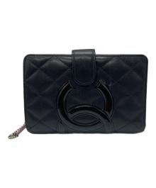 CHANEL（シャネル）の古着「2つ折り財布」｜ブラック