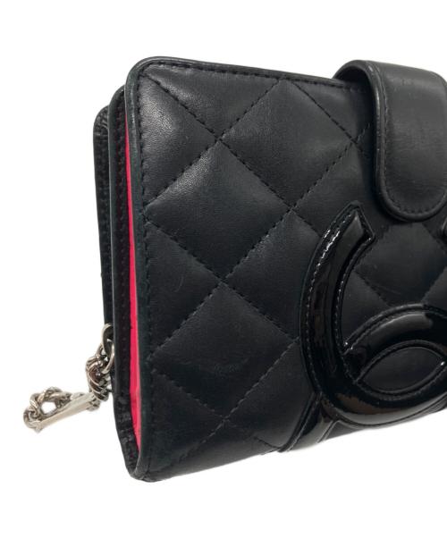 CHANEL（シャネル）CHANEL (シャネル) 2つ折り財布 ブラックの古着・服飾アイテム