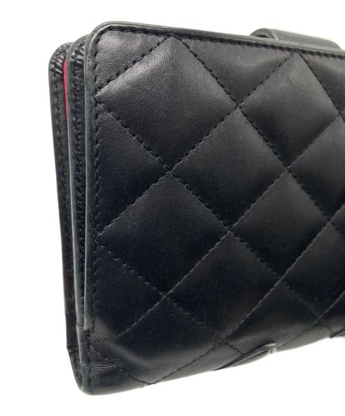 CHANEL（シャネル）CHANEL (シャネル) 2つ折り財布 ブラックの古着・服飾アイテム