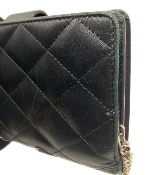 CHANEL（シャネル）CHANEL (シャネル) 2つ折り財布 ブラックの古着・服飾アイテム