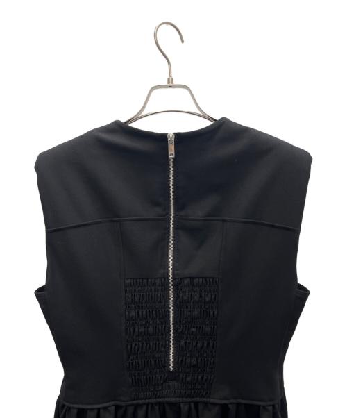 GANNI（ガニー）GANNI (ガニー) ノースリーブワンピース ブラック サイズ:42の古着・服飾アイテム