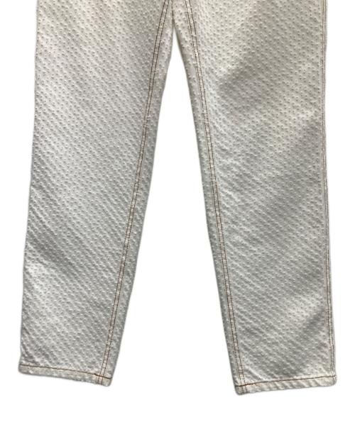 pierre cardin（ピエール・カルダン）pierre cardin (ピエール・カルダン) デニムパンツ ホワイト サイズ:38 未使用品の古着・服飾アイテム