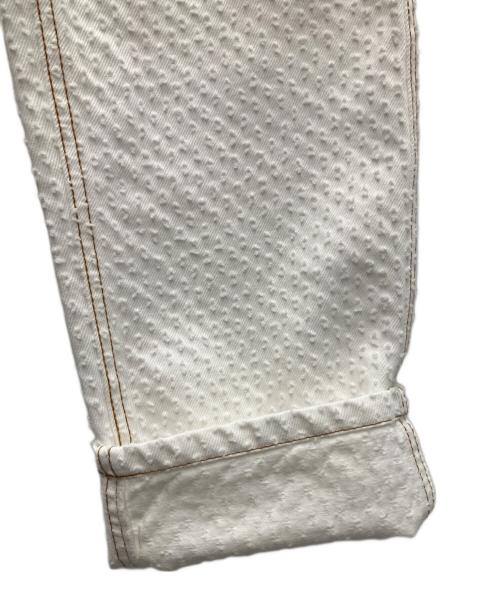 pierre cardin（ピエール・カルダン）pierre cardin (ピエール・カルダン) デニムパンツ ホワイト サイズ:38 未使用品の古着・服飾アイテム