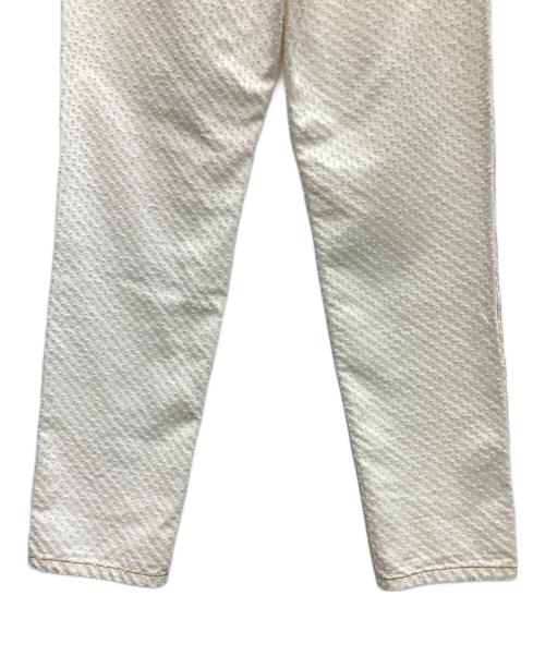 pierre cardin（ピエール・カルダン）pierre cardin (ピエール・カルダン) デニムパンツ ホワイト サイズ:38 未使用品の古着・服飾アイテム