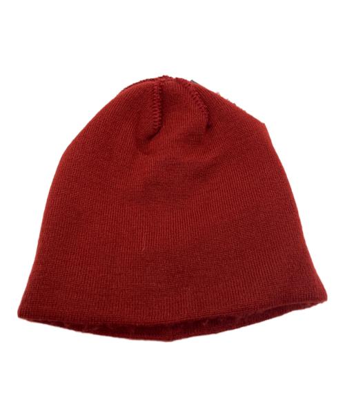 stussy（ステューシー）stussy (ステューシー) ニット帽 ブルー×レッドの古着・服飾アイテム