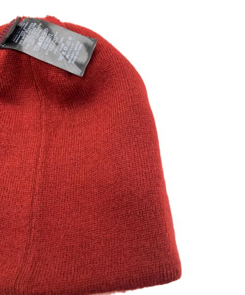 stussy（ステューシー）stussy (ステューシー) ニット帽 ブルー×レッドの古着・服飾アイテム