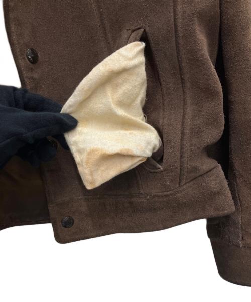 Schott（ショット）Schott (ショット) スウェードレザージャケット ブラウン サイズ:42の古着・服飾アイテム