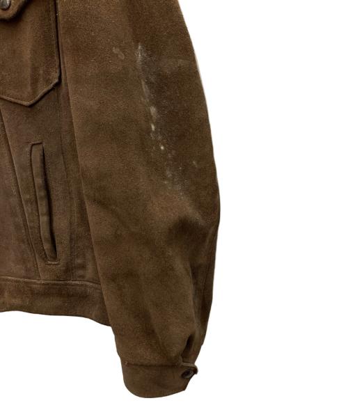 Schott（ショット）Schott (ショット) スウェードレザージャケット ブラウン サイズ:42の古着・服飾アイテム