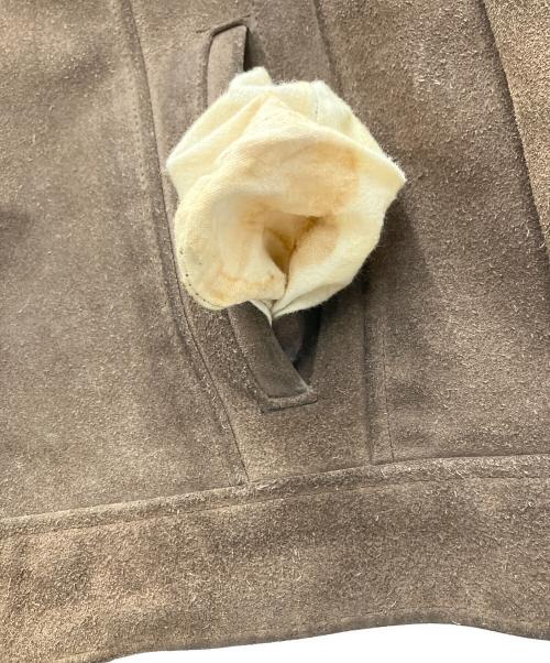 Schott（ショット）Schott (ショット) スウェードレザージャケット ブラウン サイズ:42の古着・服飾アイテム