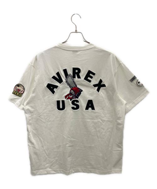 AVIREX（アヴィレックス）AVIREX (アヴィレックス) チェンソーマン (チェンソーマン) 半袖カットソー ホワイト サイズ:SIZE 2XLの古着・服飾アイテム