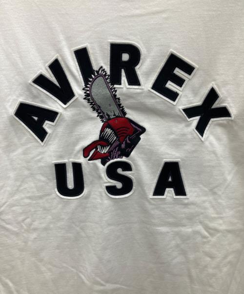 AVIREX（アヴィレックス）AVIREX (アヴィレックス) チェンソーマン (チェンソーマン) 半袖カットソー ホワイト サイズ:SIZE 2XLの古着・服飾アイテム