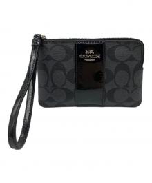 COACH（コーチ）の古着「ポーチ」｜ブラック