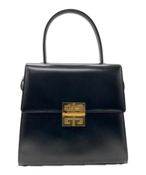 GIVENCHY（ジバンシィ）GIVENCHY (ジバンシィ) 2WAYハンドバッグ ブラック×ゴールドの古着・服飾アイテム