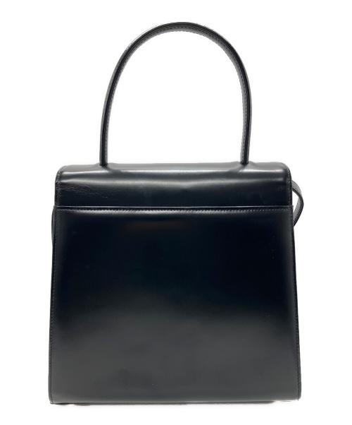 GIVENCHY（ジバンシィ）GIVENCHY (ジバンシィ) 2WAYハンドバッグ ブラック×ゴールドの古着・服飾アイテム