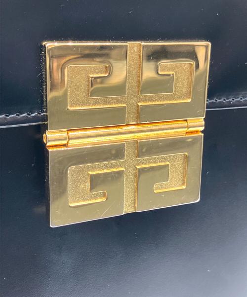 GIVENCHY（ジバンシィ）GIVENCHY (ジバンシィ) 2WAYハンドバッグ ブラック×ゴールドの古着・服飾アイテム