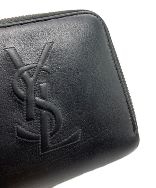 Yves Saint Laurent（イヴサンローラン）Yves Saint Laurent (イヴサンローラン) 2つ折り財布 ブラックの古着・服飾アイテム