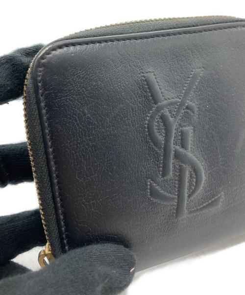 Yves Saint Laurent（イヴサンローラン）Yves Saint Laurent (イヴサンローラン) 2つ折り財布 ブラックの古着・服飾アイテム