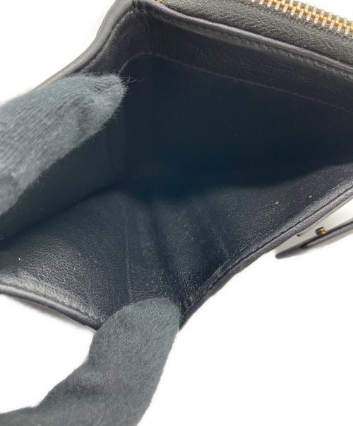 Yves Saint Laurent（イヴサンローラン）Yves Saint Laurent (イヴサンローラン) 2つ折り財布 ブラックの古着・服飾アイテム
