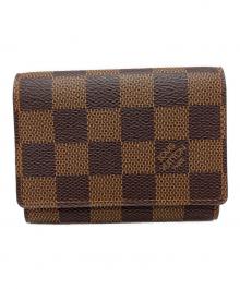 LOUIS VUITTON（ルイ ヴィトン）の古着「アンヴェロップ・カルト・ドゥ・ヴィジット」｜ブラウン