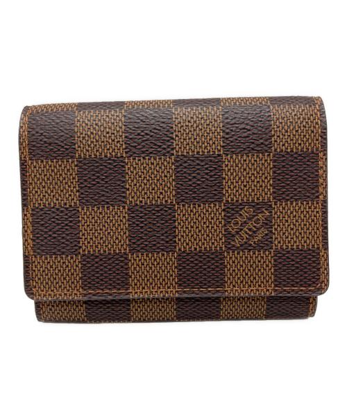 LOUIS VUITTON（ルイ ヴィトン）LOUIS VUITTON (ルイ ヴィトン) アンヴェロップ・カルト・ドゥ・ヴィジット ブラウンの古着・服飾アイテム