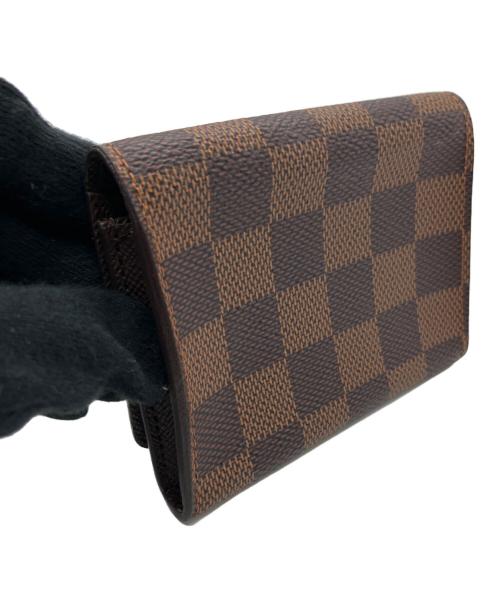 LOUIS VUITTON（ルイ ヴィトン）LOUIS VUITTON (ルイ ヴィトン) アンヴェロップ・カルト・ドゥ・ヴィジット ブラウンの古着・服飾アイテム