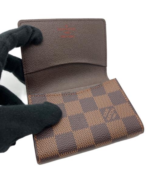 LOUIS VUITTON（ルイ ヴィトン）LOUIS VUITTON (ルイ ヴィトン) アンヴェロップ・カルト・ドゥ・ヴィジット ブラウンの古着・服飾アイテム