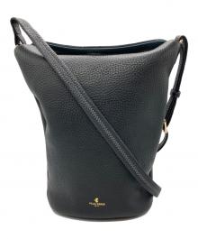 PELLE BORSA（ペレボルサ）の古着「ショルダーバッグ」｜ブラック