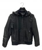 BLACK LABEL CRESTBRIDGEブラックレーベル クレストブリッジ）の古着「フーデッドジャケット」｜ブラック