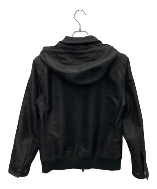 BLACK LABEL CRESTBRIDGE（ブラックレーベル クレストブリッジ）BLACK LABEL CRESTBRIDGE (ブラックレーベル クレストブリッジ) フーデッドジャケット ブラック サイズ:Mの古着・服飾アイテム