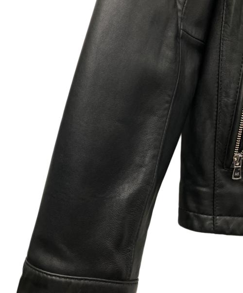 MICHAEL KORS（マイケルコース）MICHAEL KORS (マイケルコース) レザージャケット ブラック サイズ:Mの古着・服飾アイテム
