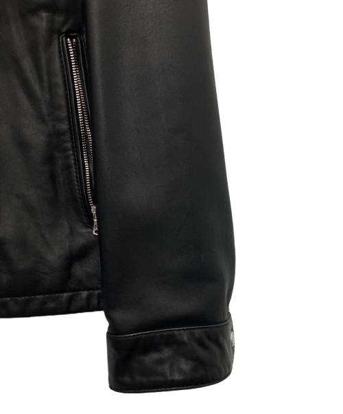 MICHAEL KORS（マイケルコース）MICHAEL KORS (マイケルコース) レザージャケット ブラック サイズ:Mの古着・服飾アイテム